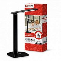 Светильник настольный InHome CCO 08Ч 12Вт 220В 3000-6500К Черная картинка 